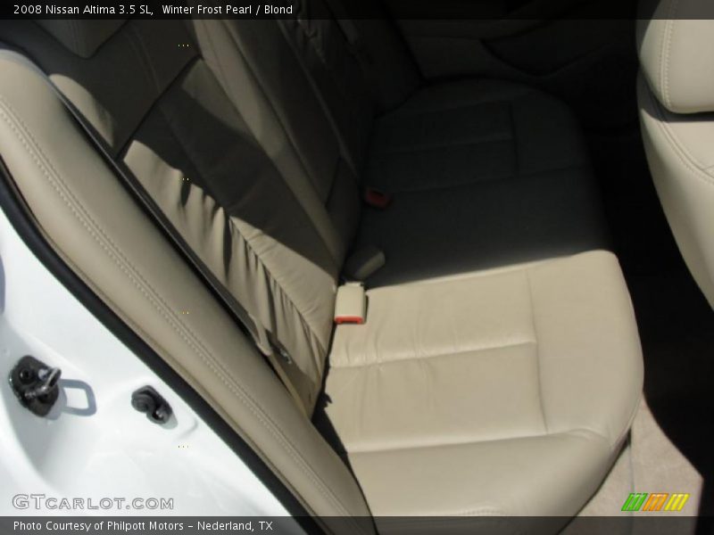 Winter Frost Pearl / Blond 2008 Nissan Altima 3.5 SL