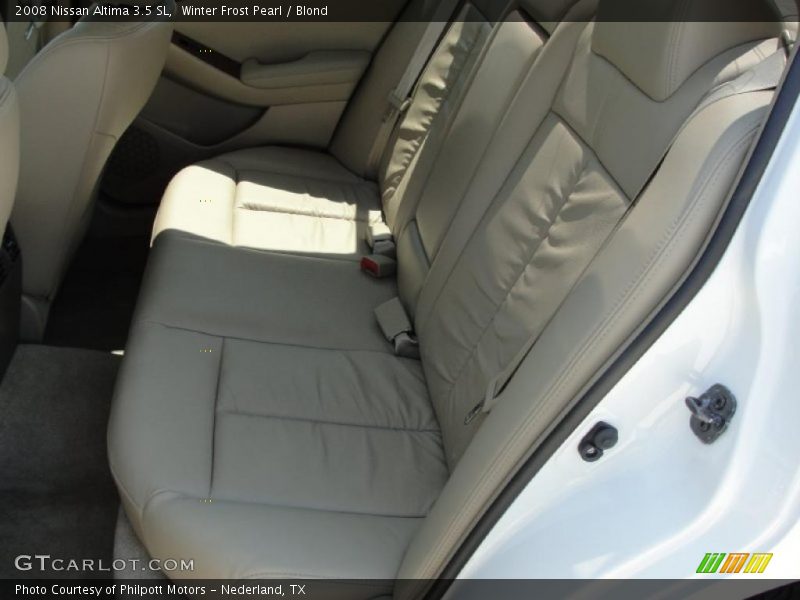 Winter Frost Pearl / Blond 2008 Nissan Altima 3.5 SL