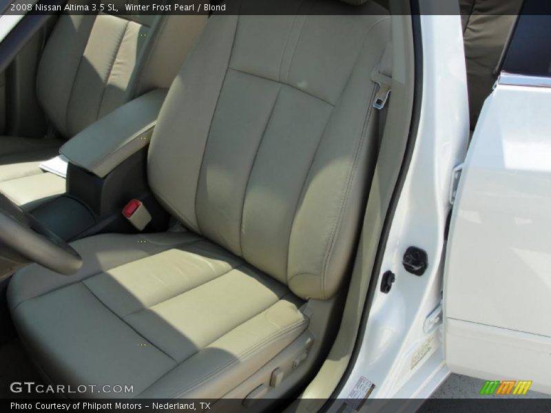 Winter Frost Pearl / Blond 2008 Nissan Altima 3.5 SL