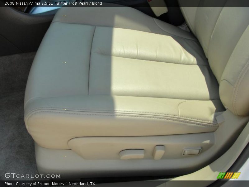 Winter Frost Pearl / Blond 2008 Nissan Altima 3.5 SL