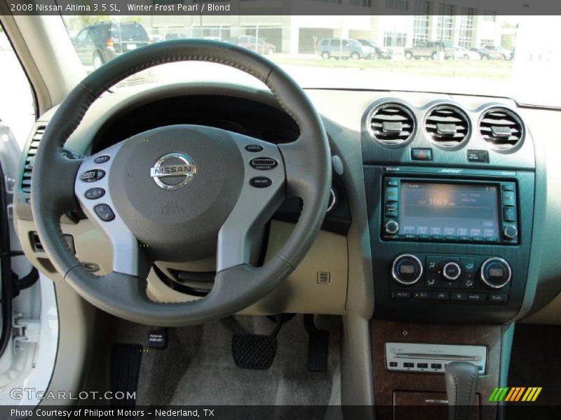 Winter Frost Pearl / Blond 2008 Nissan Altima 3.5 SL