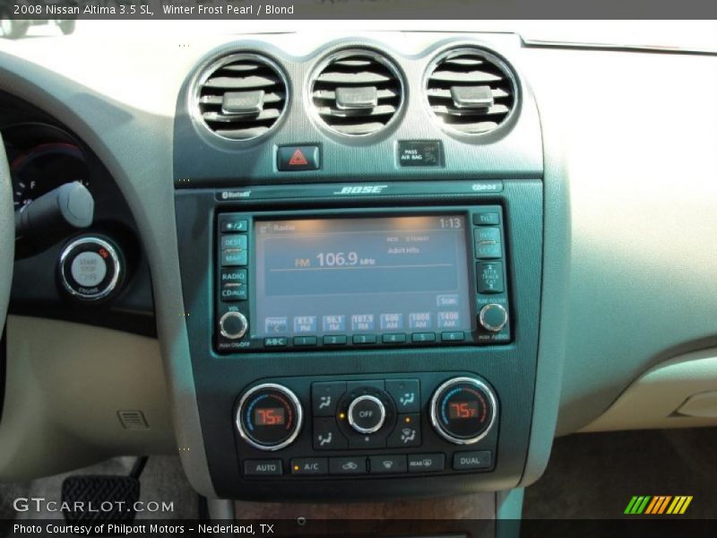 Winter Frost Pearl / Blond 2008 Nissan Altima 3.5 SL