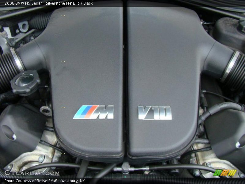 Silverstone Metallic / Black 2008 BMW M5 Sedan
