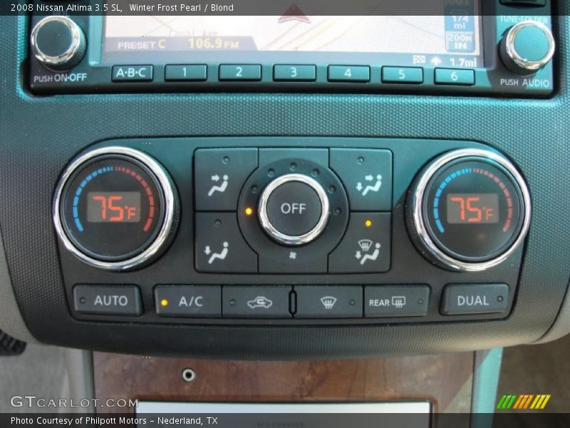 Winter Frost Pearl / Blond 2008 Nissan Altima 3.5 SL