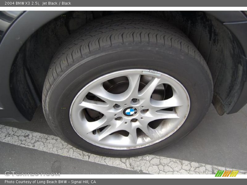 Jet Black / Black 2004 BMW X3 2.5i