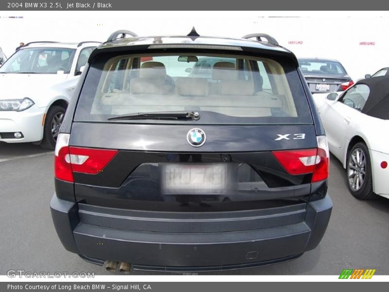 Jet Black / Black 2004 BMW X3 2.5i