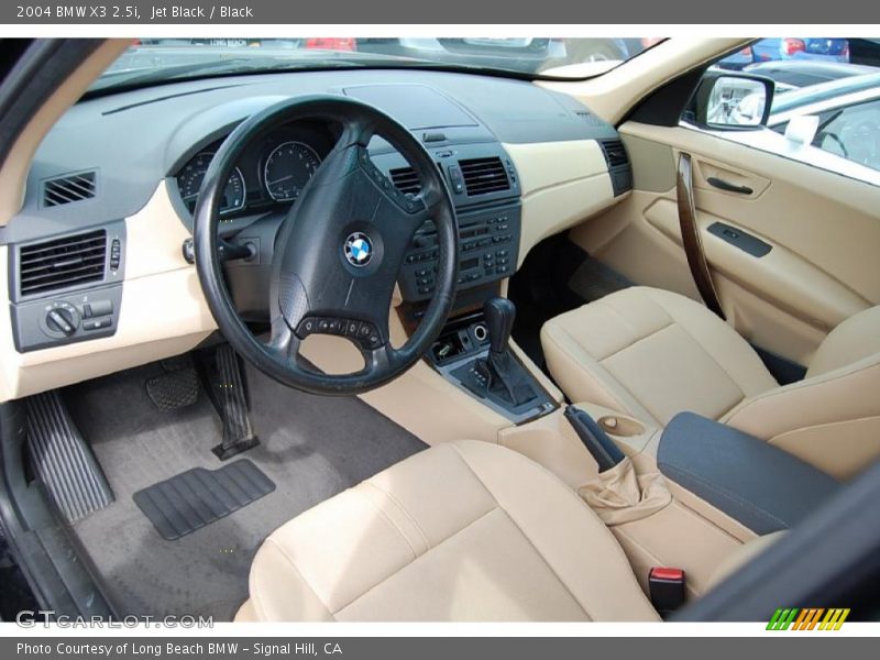 Jet Black / Black 2004 BMW X3 2.5i