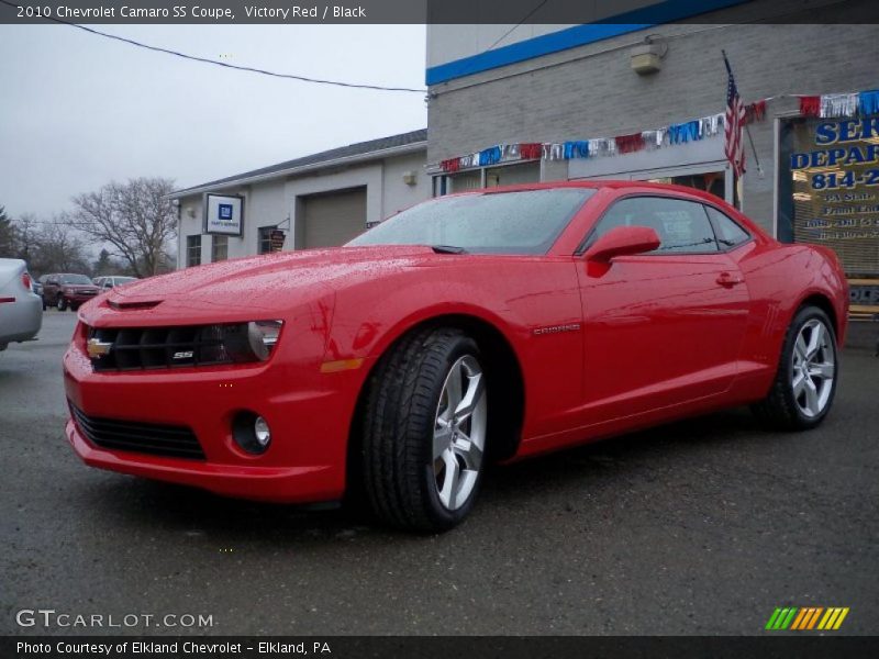 Victory Red / Black 2010 Chevrolet Camaro SS Coupe