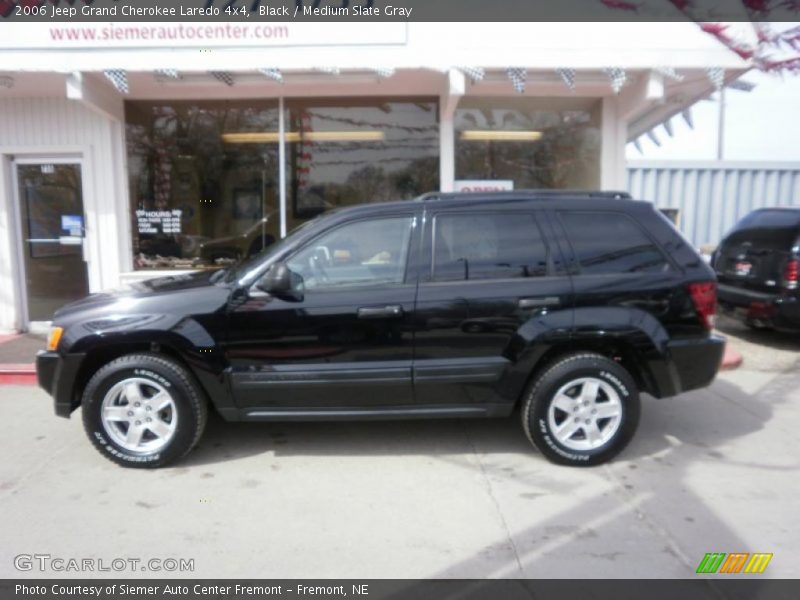 Black / Medium Slate Gray 2006 Jeep Grand Cherokee Laredo 4x4