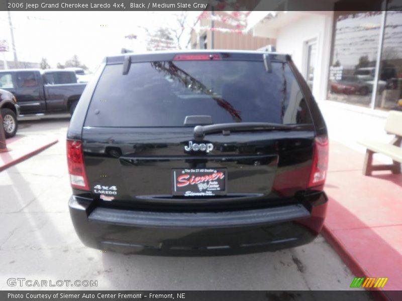 Black / Medium Slate Gray 2006 Jeep Grand Cherokee Laredo 4x4