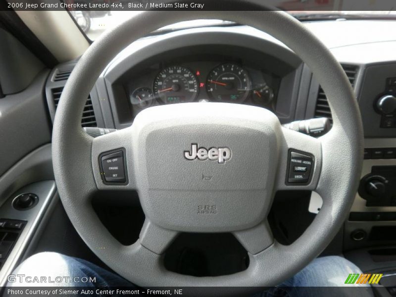 Black / Medium Slate Gray 2006 Jeep Grand Cherokee Laredo 4x4