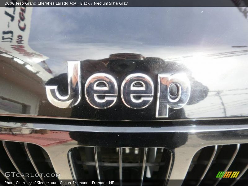 Black / Medium Slate Gray 2006 Jeep Grand Cherokee Laredo 4x4