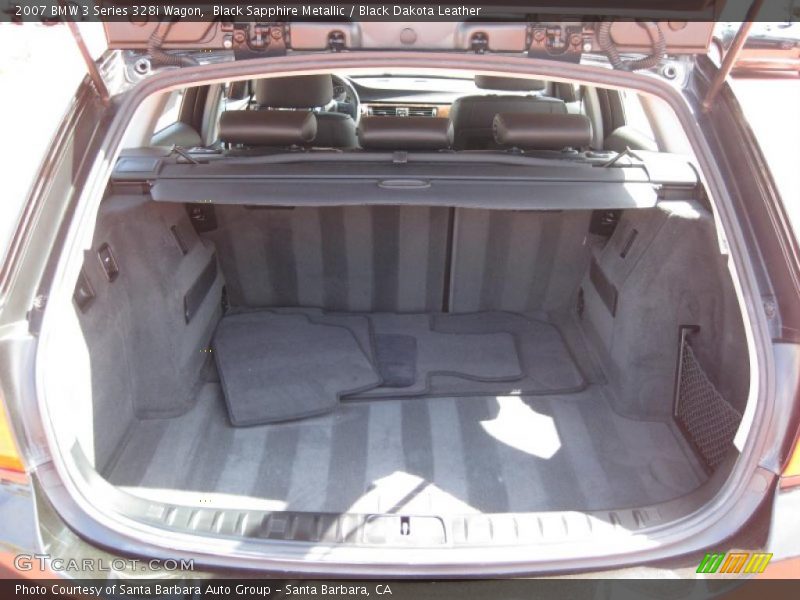 Black Sapphire Metallic / Black Dakota Leather 2007 BMW 3 Series 328i Wagon