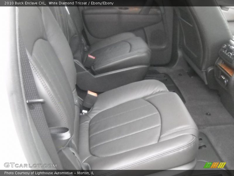 White Diamond Tricoat / Ebony/Ebony 2010 Buick Enclave CXL