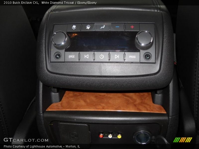 White Diamond Tricoat / Ebony/Ebony 2010 Buick Enclave CXL