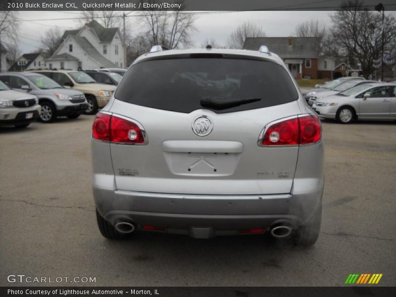 Quicksilver Metallic / Ebony/Ebony 2010 Buick Enclave CXL