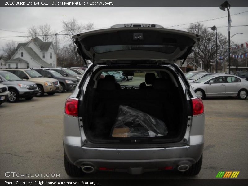 Quicksilver Metallic / Ebony/Ebony 2010 Buick Enclave CXL