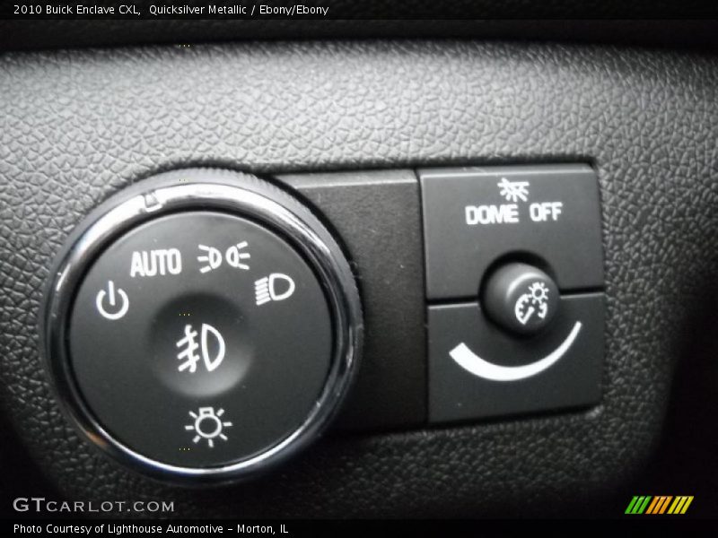 Quicksilver Metallic / Ebony/Ebony 2010 Buick Enclave CXL