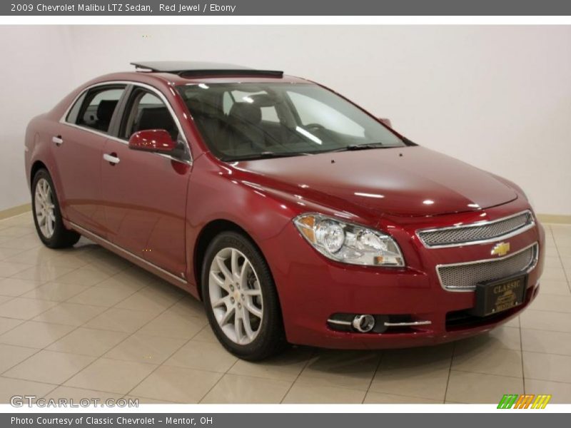 Red Jewel / Ebony 2009 Chevrolet Malibu LTZ Sedan