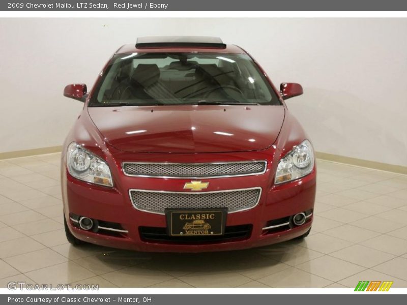 Red Jewel / Ebony 2009 Chevrolet Malibu LTZ Sedan