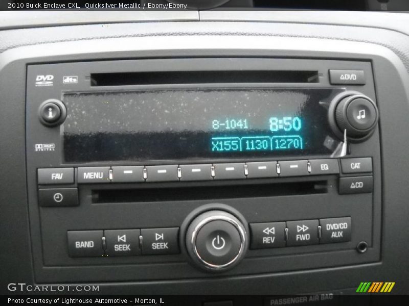 Quicksilver Metallic / Ebony/Ebony 2010 Buick Enclave CXL
