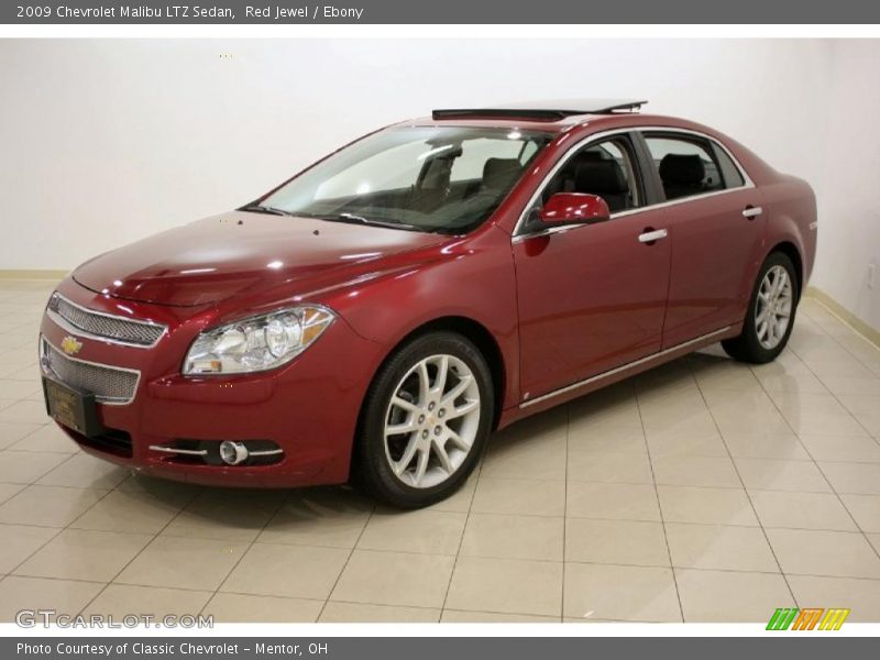 Red Jewel / Ebony 2009 Chevrolet Malibu LTZ Sedan