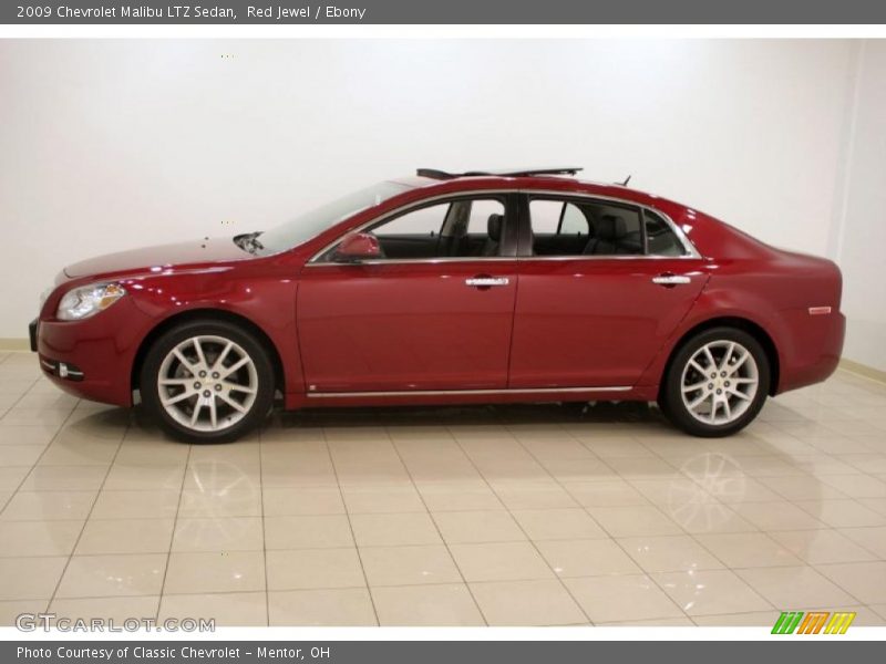 Red Jewel / Ebony 2009 Chevrolet Malibu LTZ Sedan