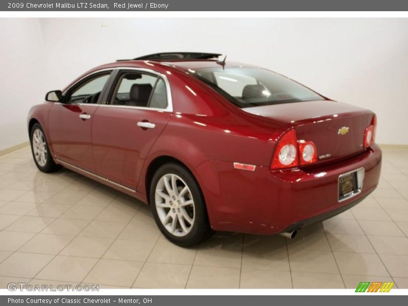 Red Jewel / Ebony 2009 Chevrolet Malibu LTZ Sedan
