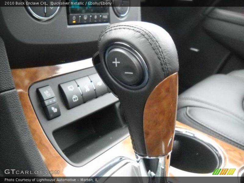 Quicksilver Metallic / Ebony/Ebony 2010 Buick Enclave CXL