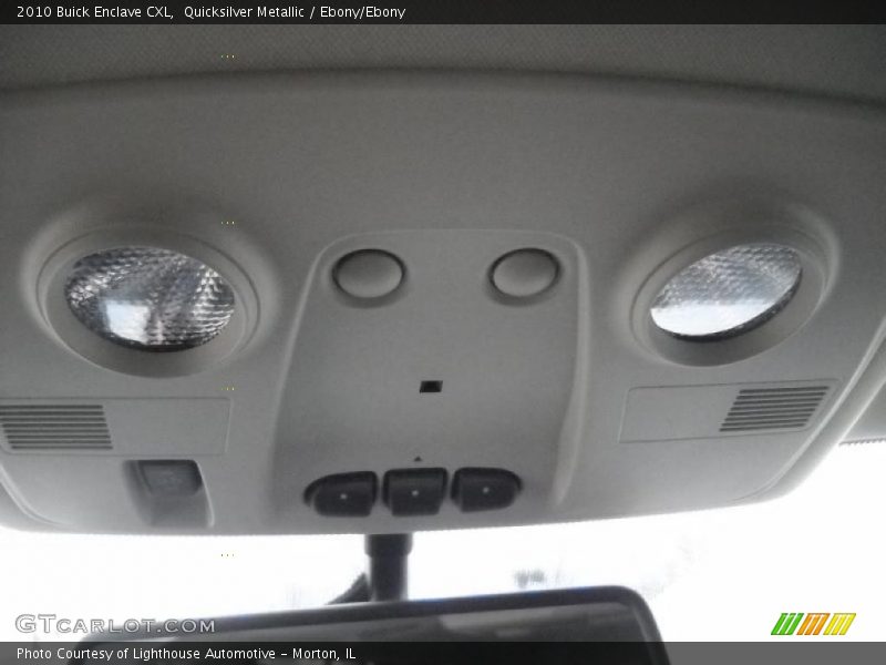Quicksilver Metallic / Ebony/Ebony 2010 Buick Enclave CXL