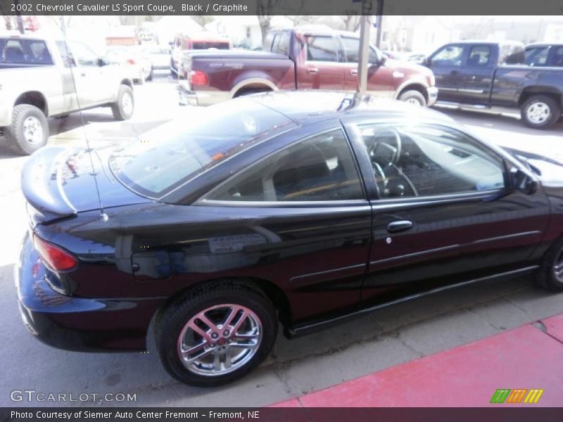 Black / Graphite 2002 Chevrolet Cavalier LS Sport Coupe
