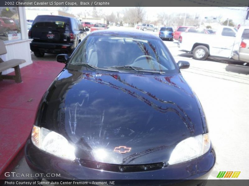 Black / Graphite 2002 Chevrolet Cavalier LS Sport Coupe