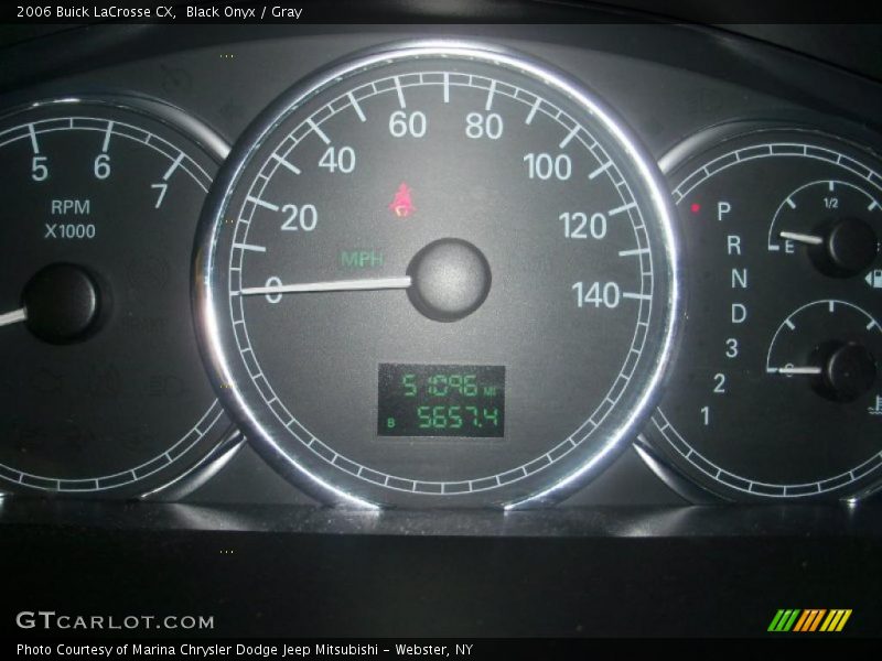 Black Onyx / Gray 2006 Buick LaCrosse CX