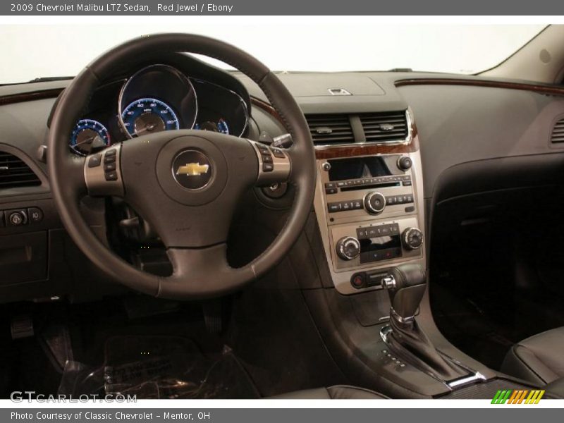 Red Jewel / Ebony 2009 Chevrolet Malibu LTZ Sedan