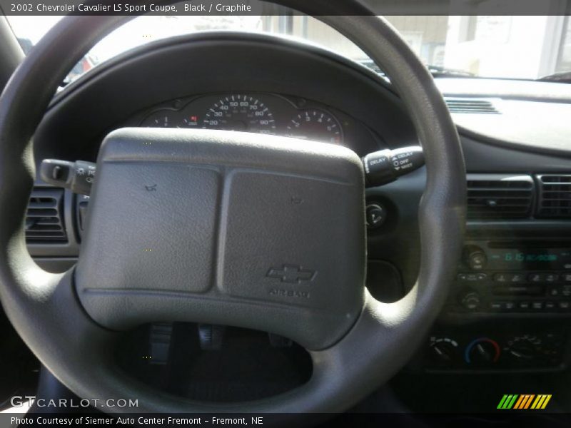 Black / Graphite 2002 Chevrolet Cavalier LS Sport Coupe