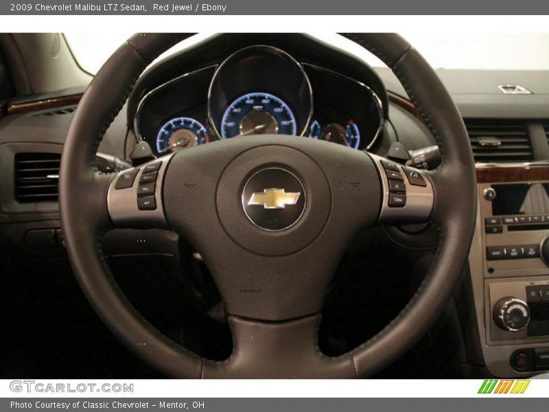 Red Jewel / Ebony 2009 Chevrolet Malibu LTZ Sedan