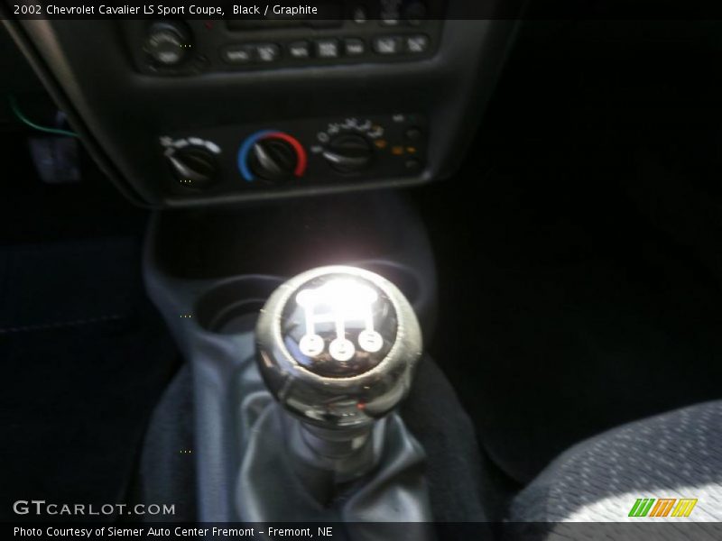 Black / Graphite 2002 Chevrolet Cavalier LS Sport Coupe