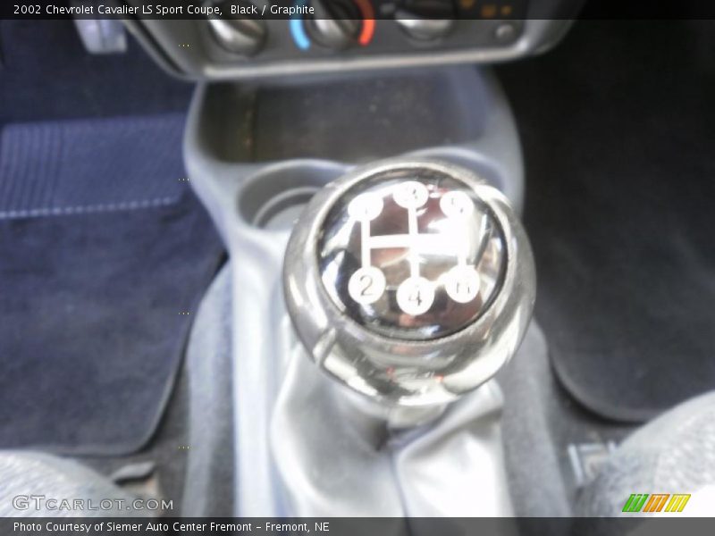 Black / Graphite 2002 Chevrolet Cavalier LS Sport Coupe