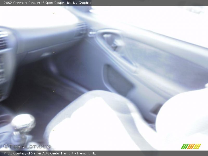 Black / Graphite 2002 Chevrolet Cavalier LS Sport Coupe