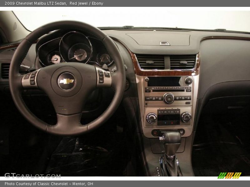 Red Jewel / Ebony 2009 Chevrolet Malibu LTZ Sedan