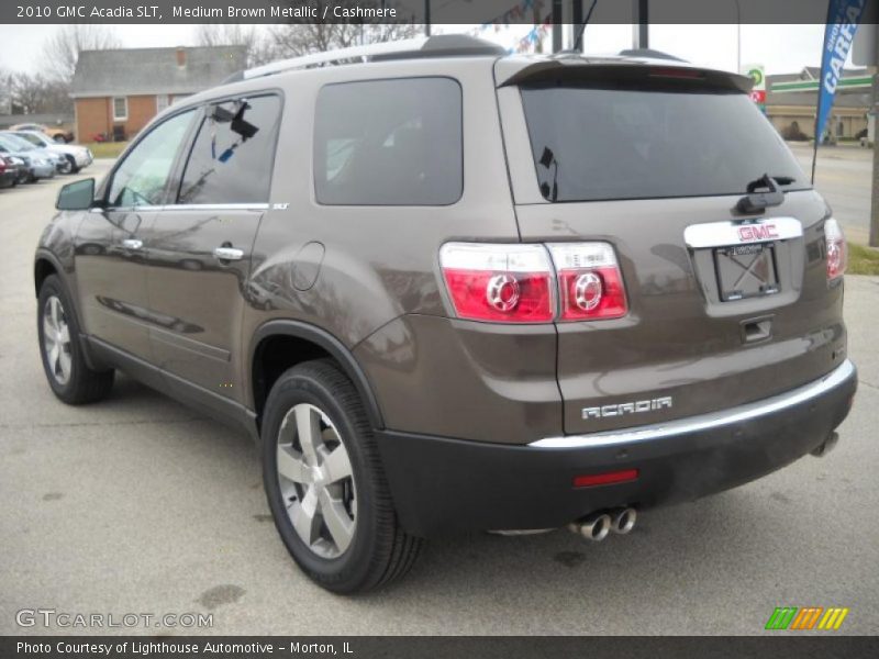 Medium Brown Metallic / Cashmere 2010 GMC Acadia SLT