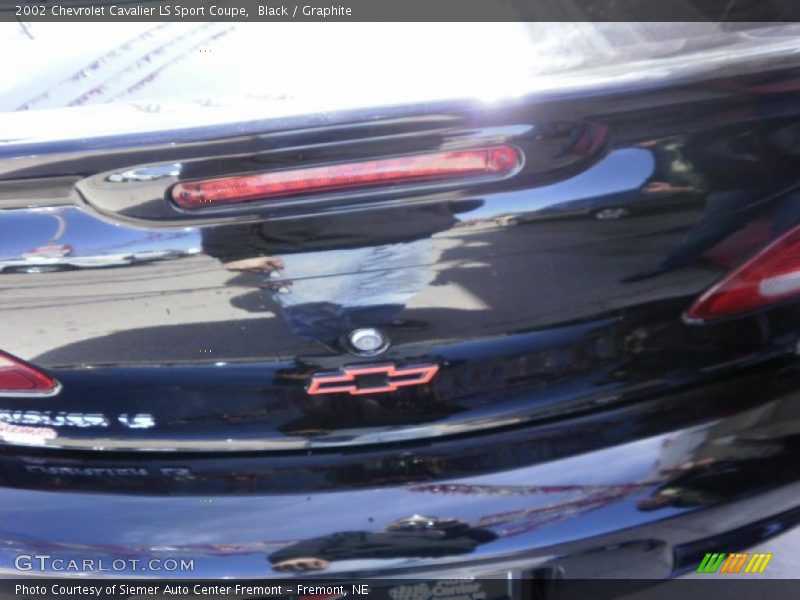 Black / Graphite 2002 Chevrolet Cavalier LS Sport Coupe
