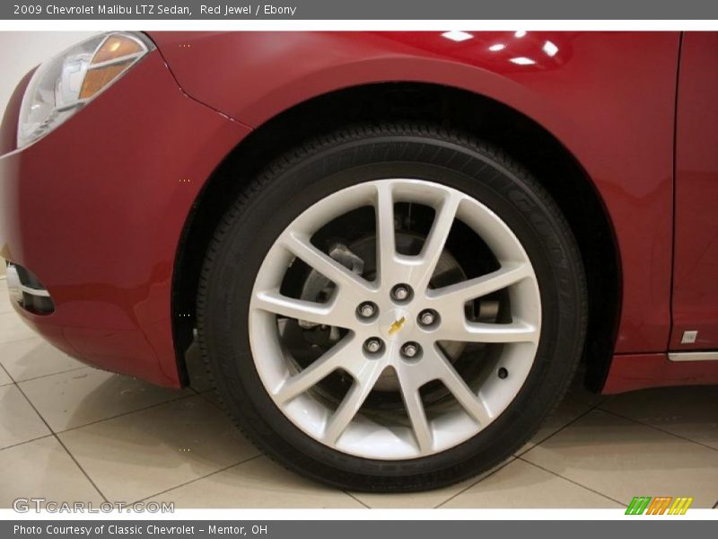 Red Jewel / Ebony 2009 Chevrolet Malibu LTZ Sedan