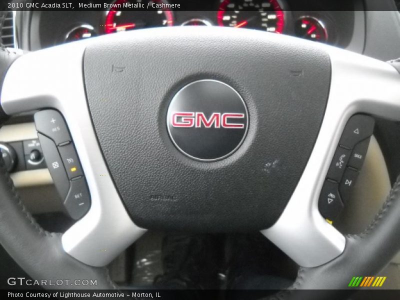Medium Brown Metallic / Cashmere 2010 GMC Acadia SLT