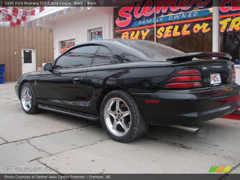Black / Black 1995 Ford Mustang SVT Cobra Coupe