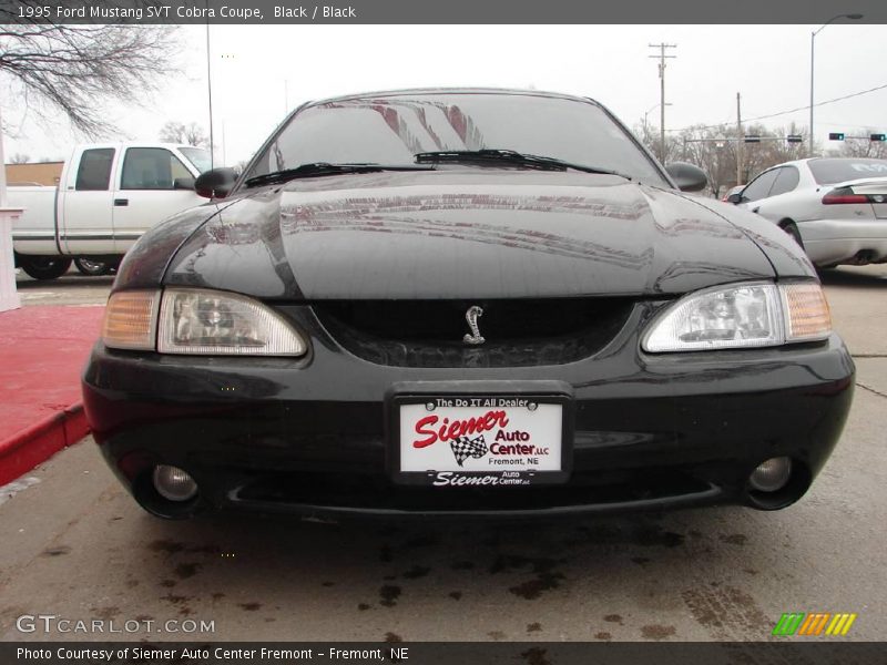 Black / Black 1995 Ford Mustang SVT Cobra Coupe