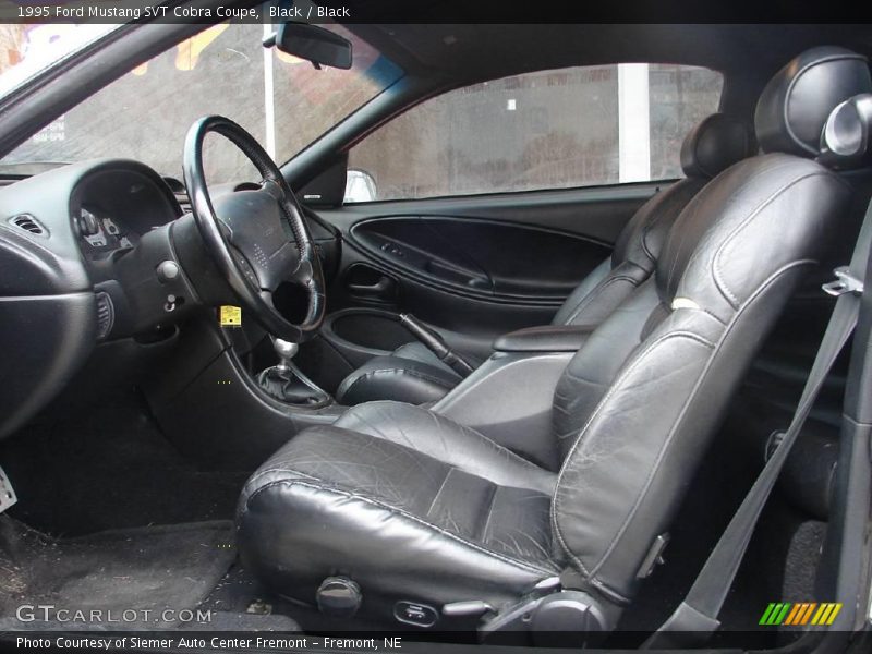 Black / Black 1995 Ford Mustang SVT Cobra Coupe