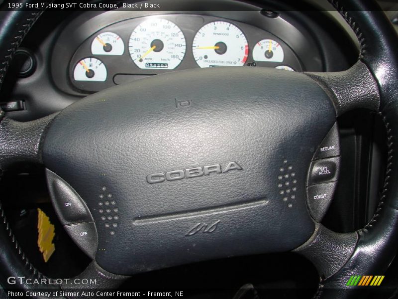 Black / Black 1995 Ford Mustang SVT Cobra Coupe