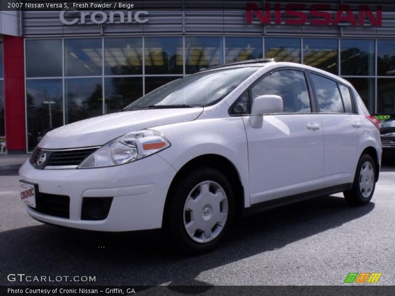 Fresh Powder / Beige 2007 Nissan Versa S