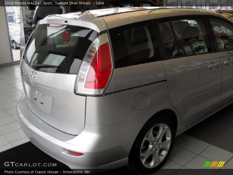 Sunlight Silver Metallic / Sand 2009 Mazda MAZDA5 Sport